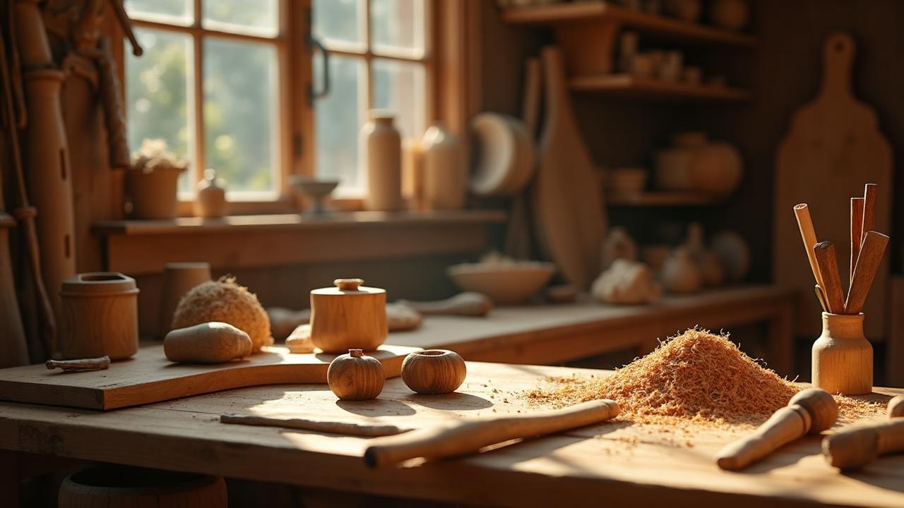 Wooders workshop and craftsmanship